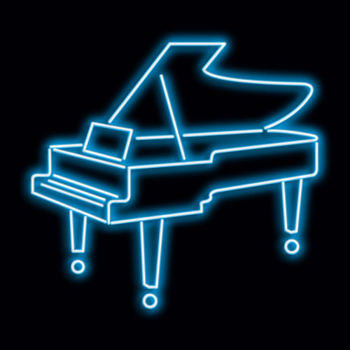 Neon Sign Piano Wall Décor Corrigan Studio