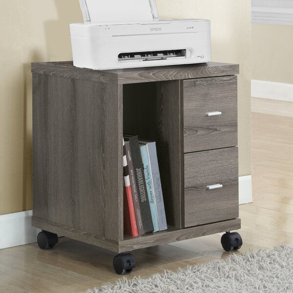 Mobile Printer Stand with 2 Drawer by Monarch Specialties Inc.