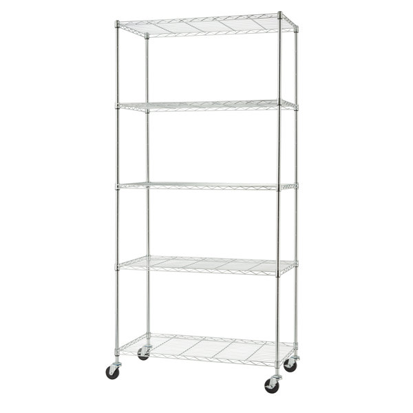 Black Wire 3 Shelf Counter Display Rack 24 W x 12 D x 24 H Inches
