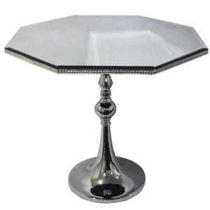 Westwood Glass End Table by House of Hampton