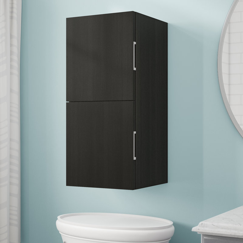 Wade Logan Seamus 12" W x 27.5" H x 12" D Wall Mounted Bathroom Linen