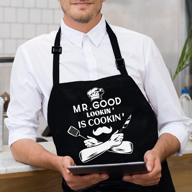 Novelty BBQ Apron Funny Cooking Kitchen Chefs Gifts Real Men Don't Use Recipes