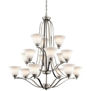 Avilla 15-Light Shaded Chandelier