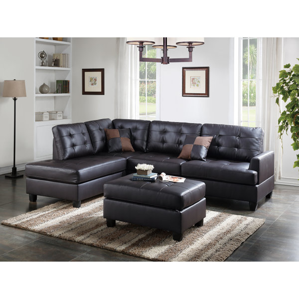 Online Buy Giuliana Reversible Sectional with Ottoman Hello Spring! 30% Off