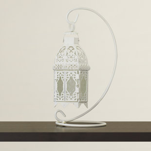 Circle Lattice Hanging Lantern Wayfair Forest Lace Candle Lantern