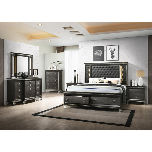 Best Norwich Upholstered Platform Configurable Bedroom Set By Rosdorf Park No Copoun