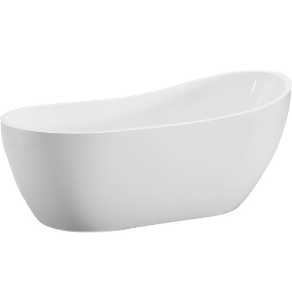 54 x 29 Freestanding Soaking Bathtub by WoodBridge