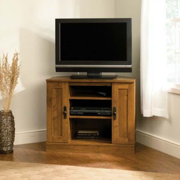 Mccue Solid Wood Corner TV Stand For TVs Up To 40