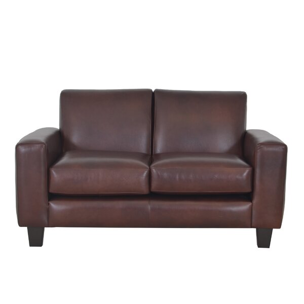 Columbia Leather Loveseat By Westland And Birch