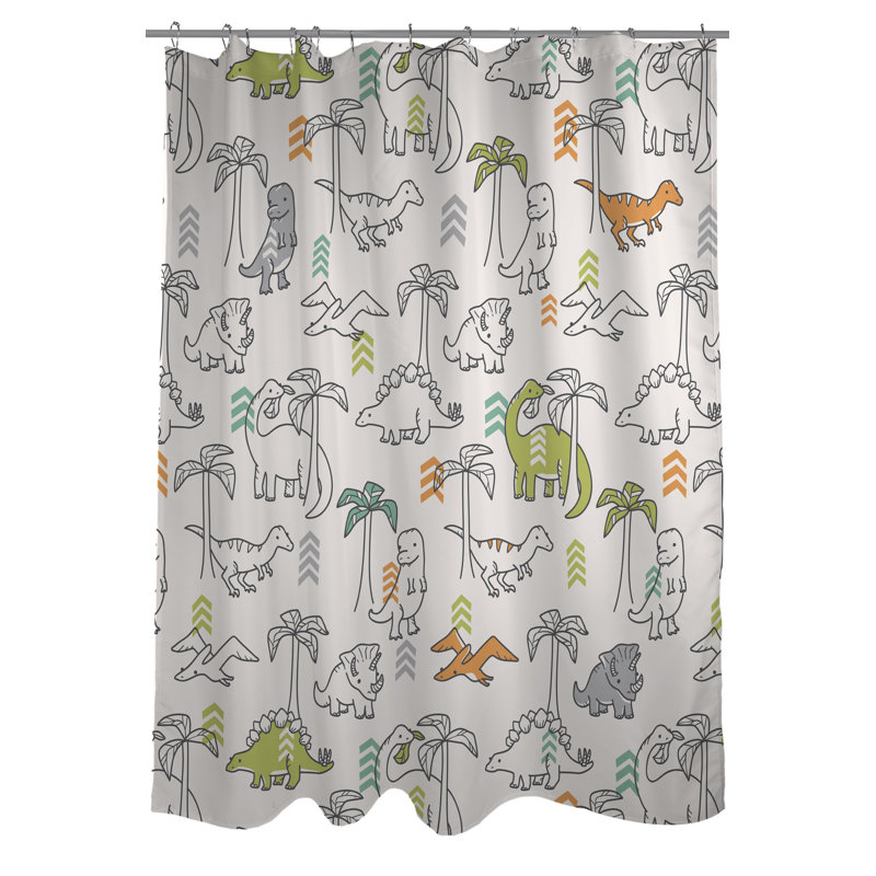 Black Shark Cool Shark with Sharp teeth Black Base Bathroom Shower Curtain Decor Art Prints Waterproof Polyester