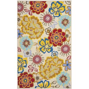 Hayes Yellow/Blue Indoor/Outdoor Area Rug