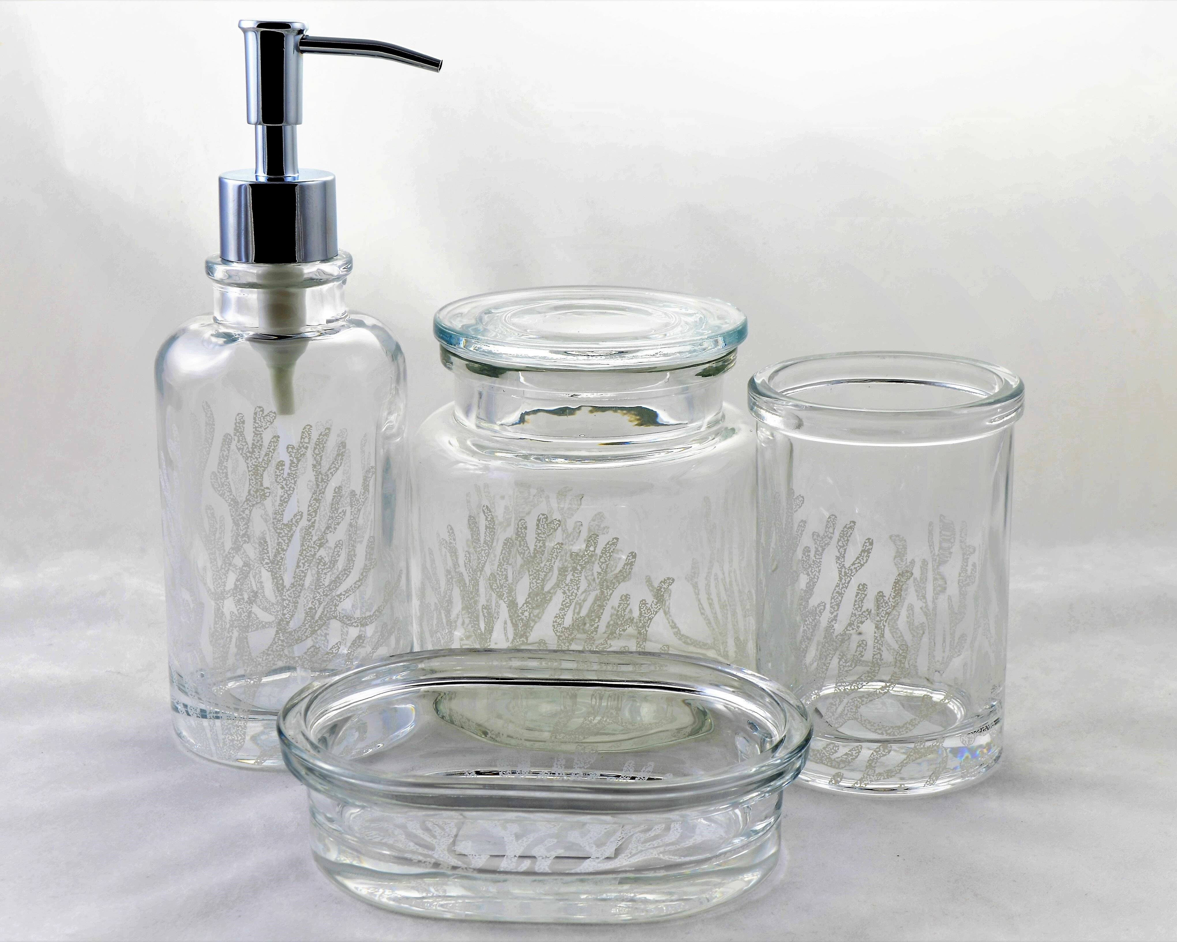 Nature Home Decor Arctic 4 Piece Bathroom Accessory Set Reviews Wayfair