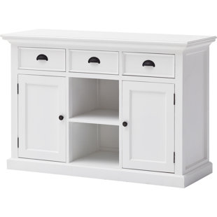 Modern White Sideboards Buffets Allmodern Amityville Wood Server