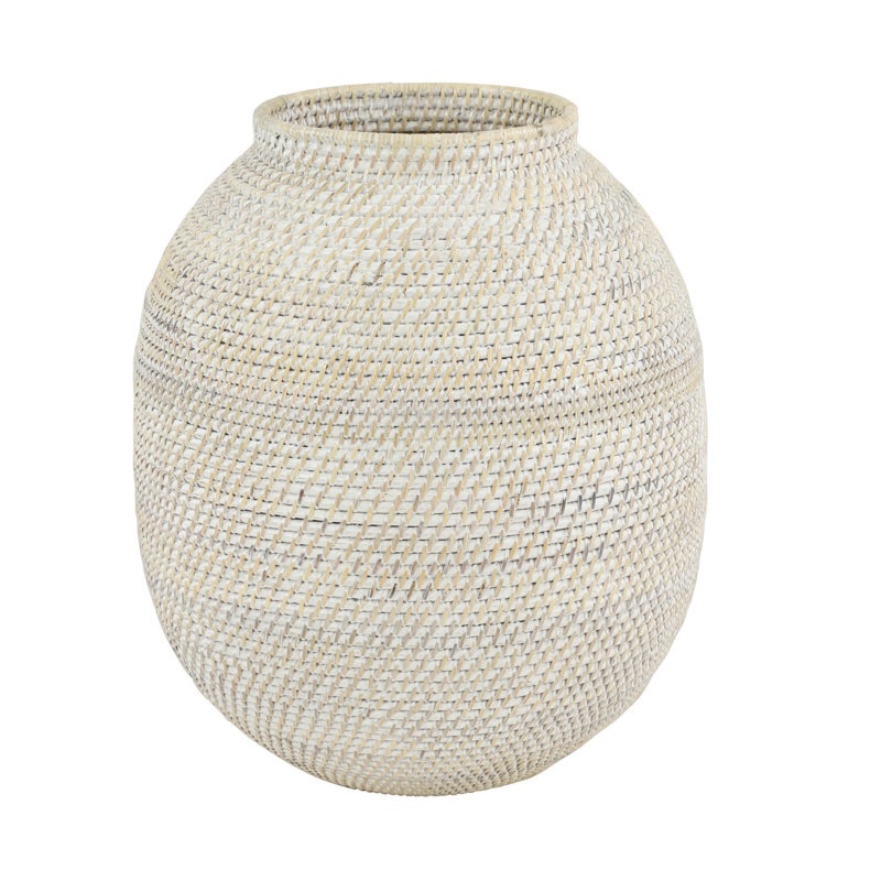 Bungalow Rose Natumbua Handwoven Bamboo Floor Vase Wayfair