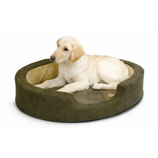 Snuggly Sleeper Heated Bolster Dog Bed by K&H Manufacturing