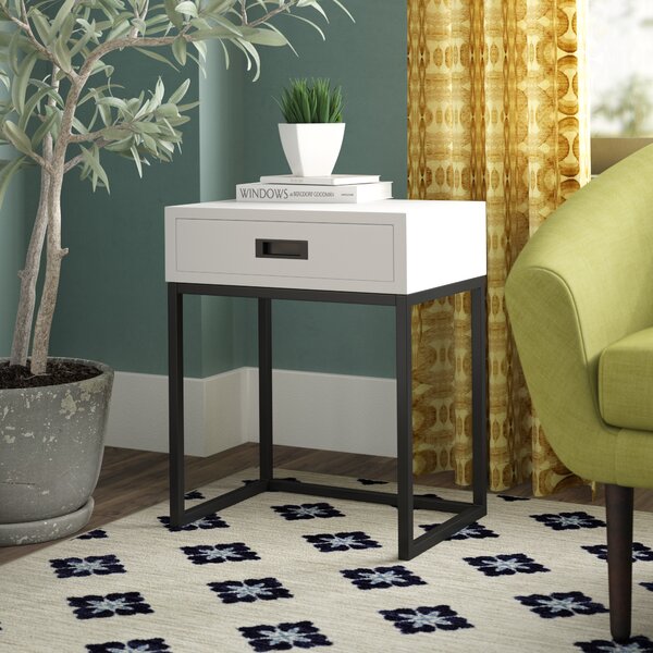 Southmead End Table With Storage By Orren Ellis