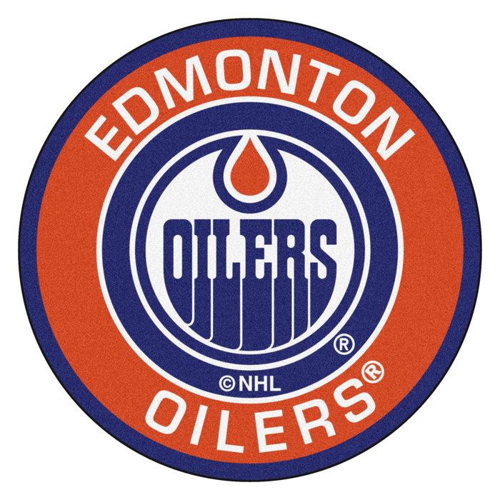 Nhl Edmonton Oilers Roundel Mat Nhl Edmonton Oilers Roundel Mat