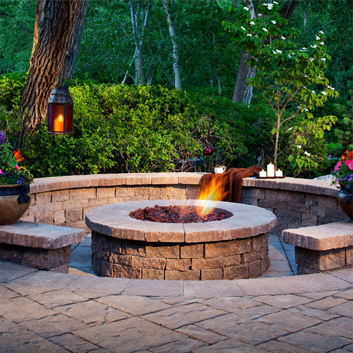 Fire Pit Essentials Lava Rock Fire Pit Fire Glass Wayfair