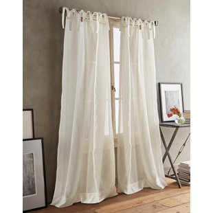 Crinkle Sheer Curtains Wayfair