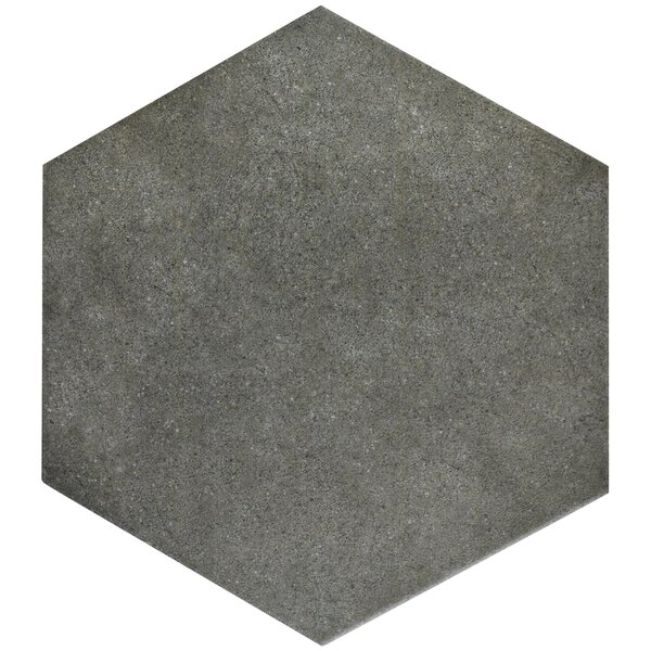 Annata 8.63 x 9.88 Porcelain Field Tile in Charcoal Gray by EliteTile