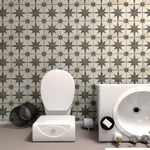 Royalty 17 63 X Ceramic Field Tile In Beige Gray Allmodern Royalty 17 63 X Ceramic Field Tile In