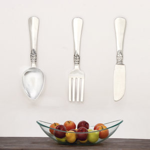 Spoon Wall Decor large spoon and fork wall decor | wayfair Spoon Wall Decor large spoon and fork wall decor | wayfair