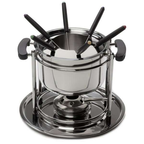 11 Piece Stainless Steel Fondue Set by Cook Pro