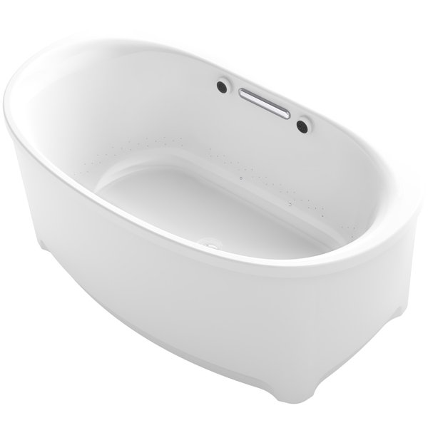 Underscore Oval Freestanding BubbleMassage™ Air Bath by Kohler