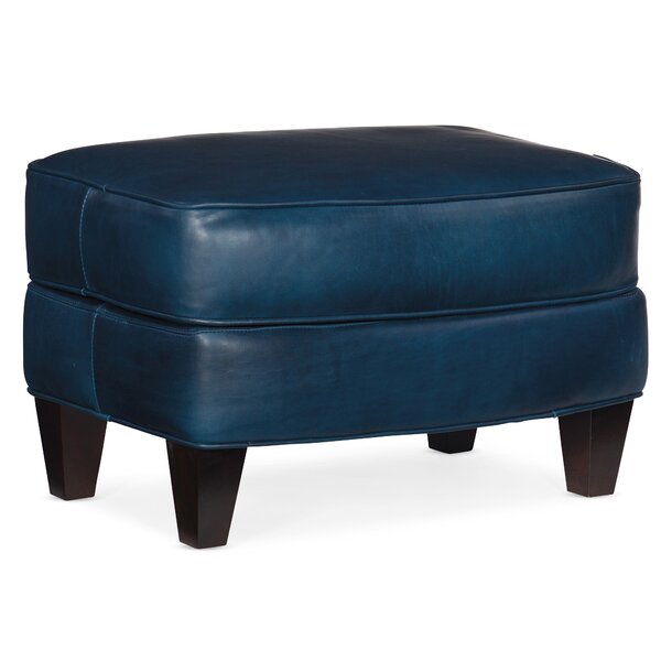 Taylor Leather Ottoman By Bradington-Young