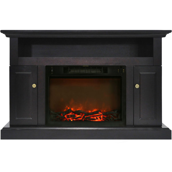 Broncho TV Stand with Electric Fireplace by Alcott Hill