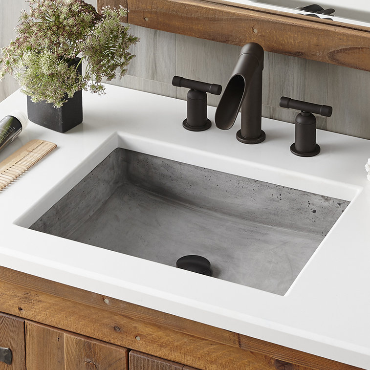 Native Trails Nipomo Stone Rectangular Undermount Bathroom Sink Nipomo Stone Rectangular Undermount Bathroom Sink