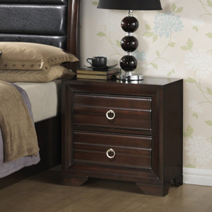 2 Drawer Nightstand by Hazelwood Home