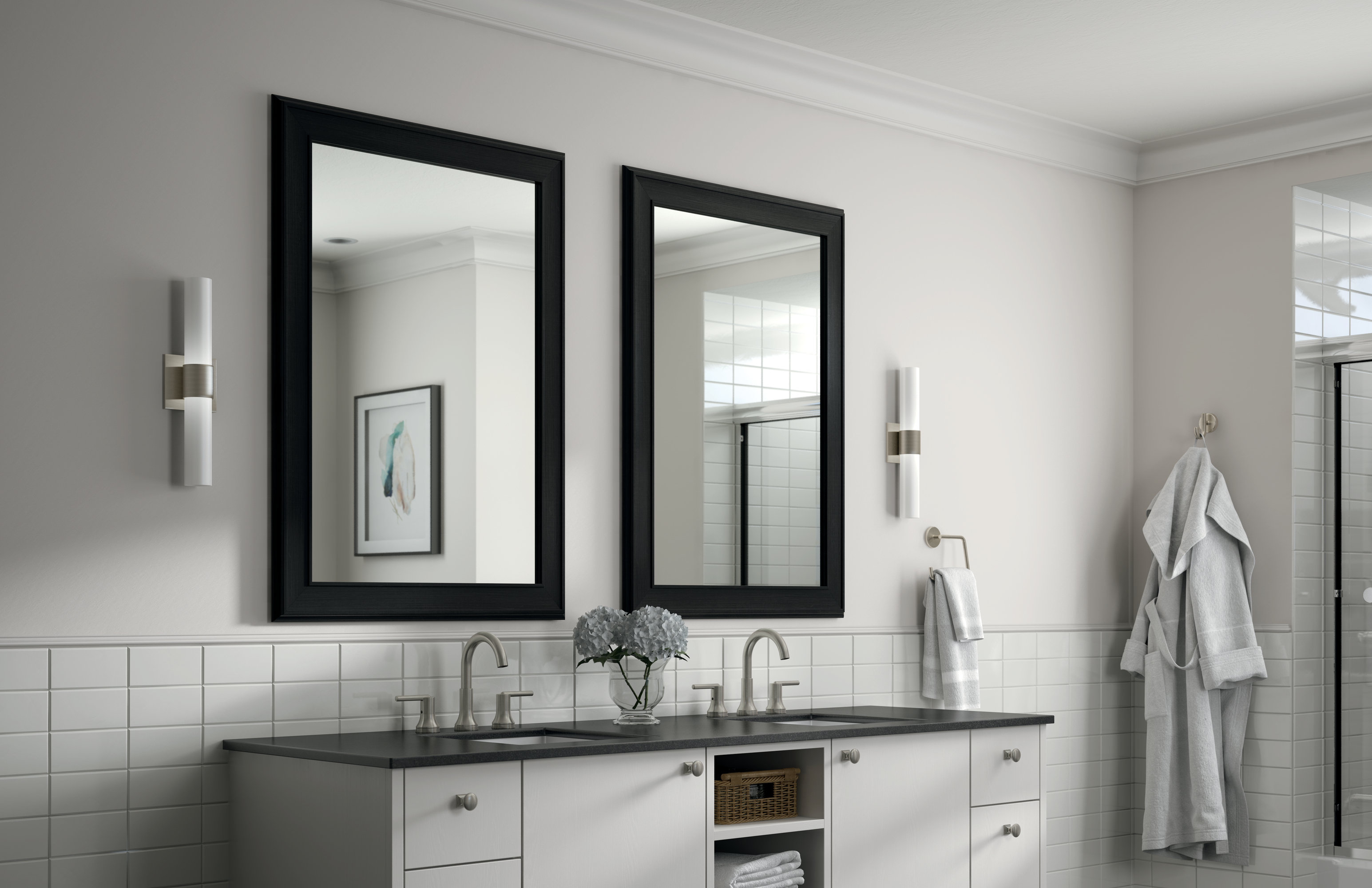 Delta Rectangular Standard Flush Mount Framed Gl Bathroom Standard Flush Mount Framed Gl