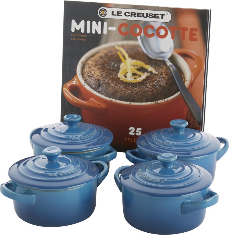 Le Creuset Stoneware Mini Cocottes with Cookbook & Reviews | Wayfair