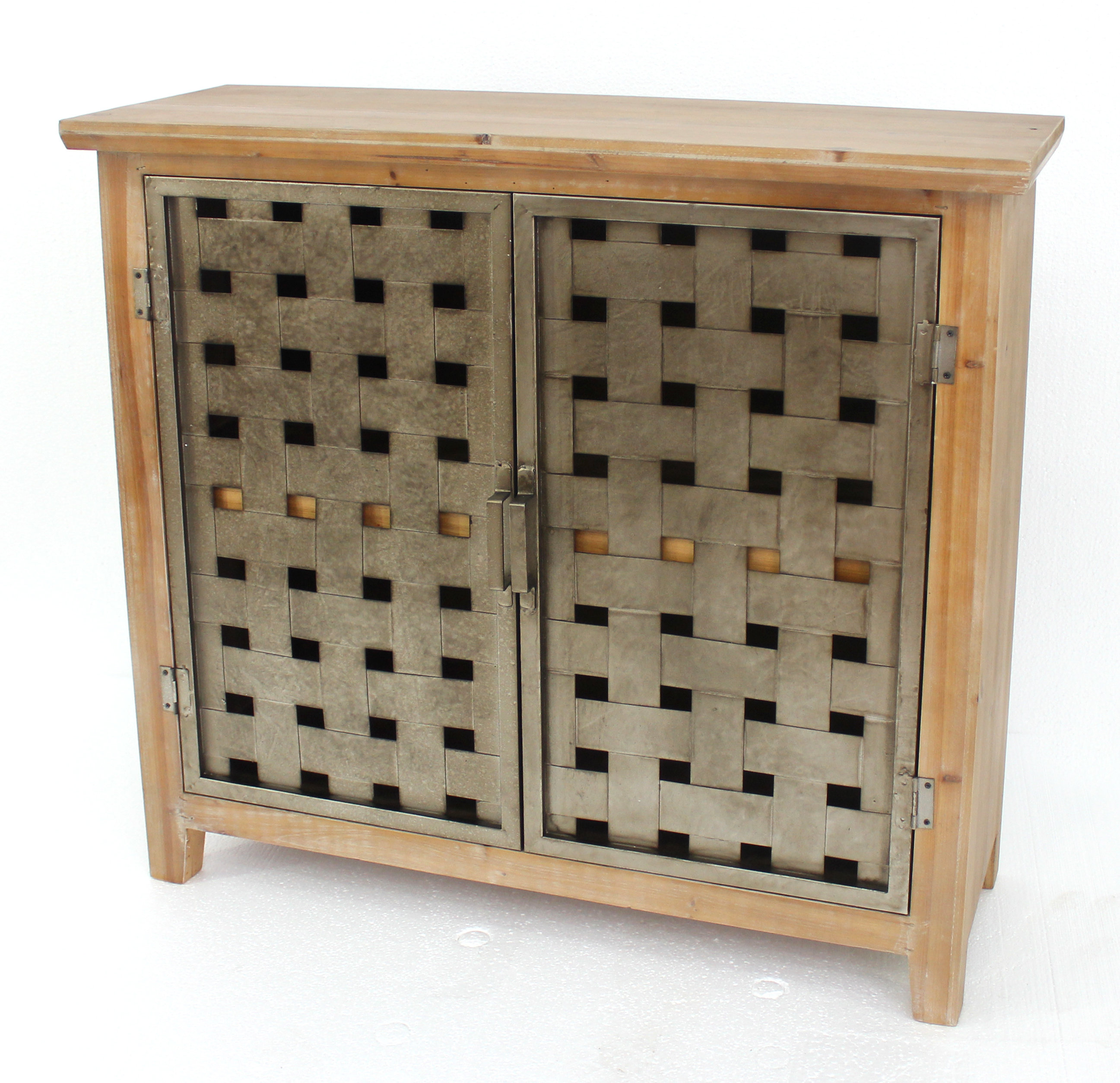 Teton Home Wooden Metal Accent Cabinet Wayfair