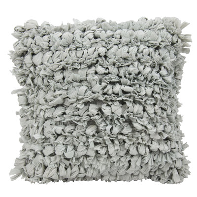 Lark Manor Eillet Throw Pillow Color: Silver