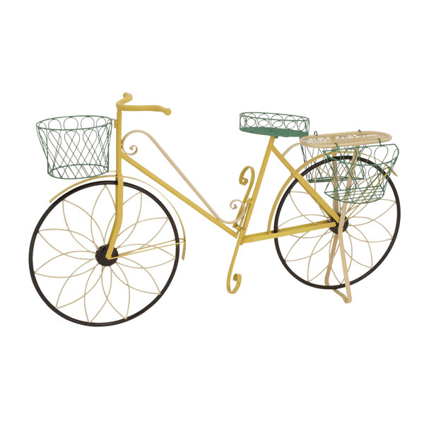 Lutie Metal Bike Plant Stand by One Allium Way| @ $279.99