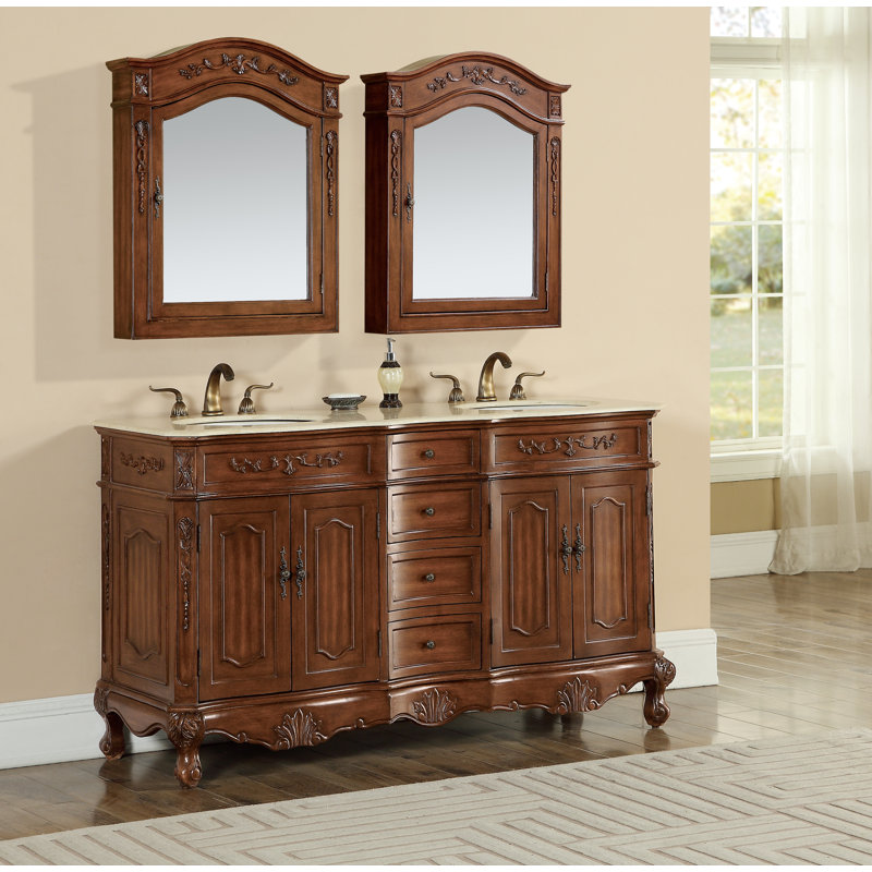 Astoria Grand Isadora 60" Double Bathroom Vanity Set & Reviews Wayfair