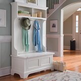 Tall Entryway Bench With Hooks Wayfair