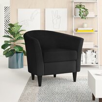 wayfair black and white chair