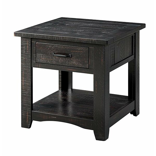 Basinger End Table With Storage By Loon Peak