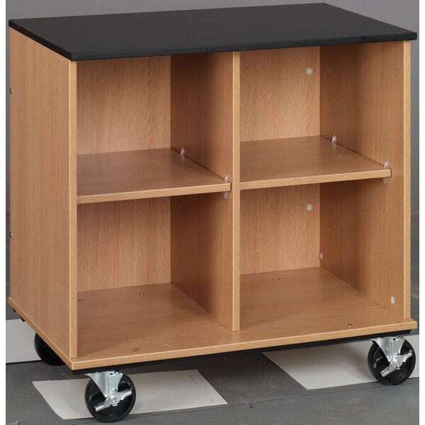 Science 4 Compartment Cubby with Casters by Stevens ID Systems