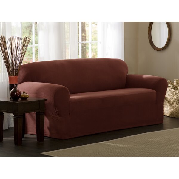 Box Cushion Sofa Slipcover By Charlton Home