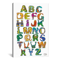 Alphabet Canvas Wall Art Wayfair