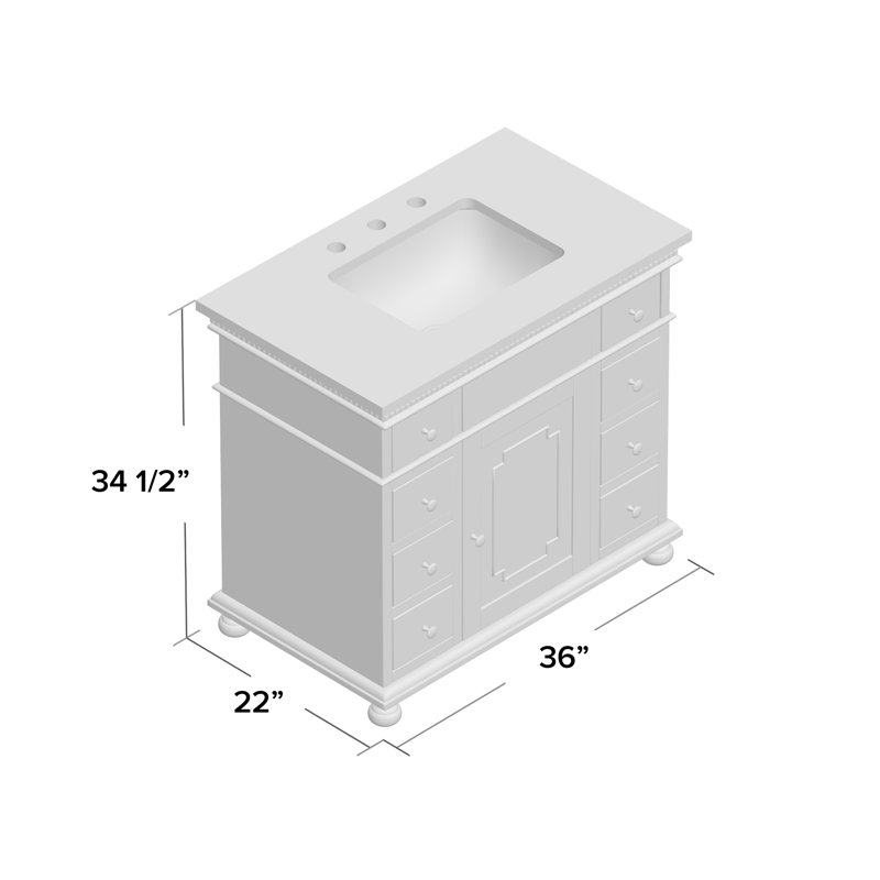 Casie 36" Single Bathroom Vanity Set & Reviews Joss & Main