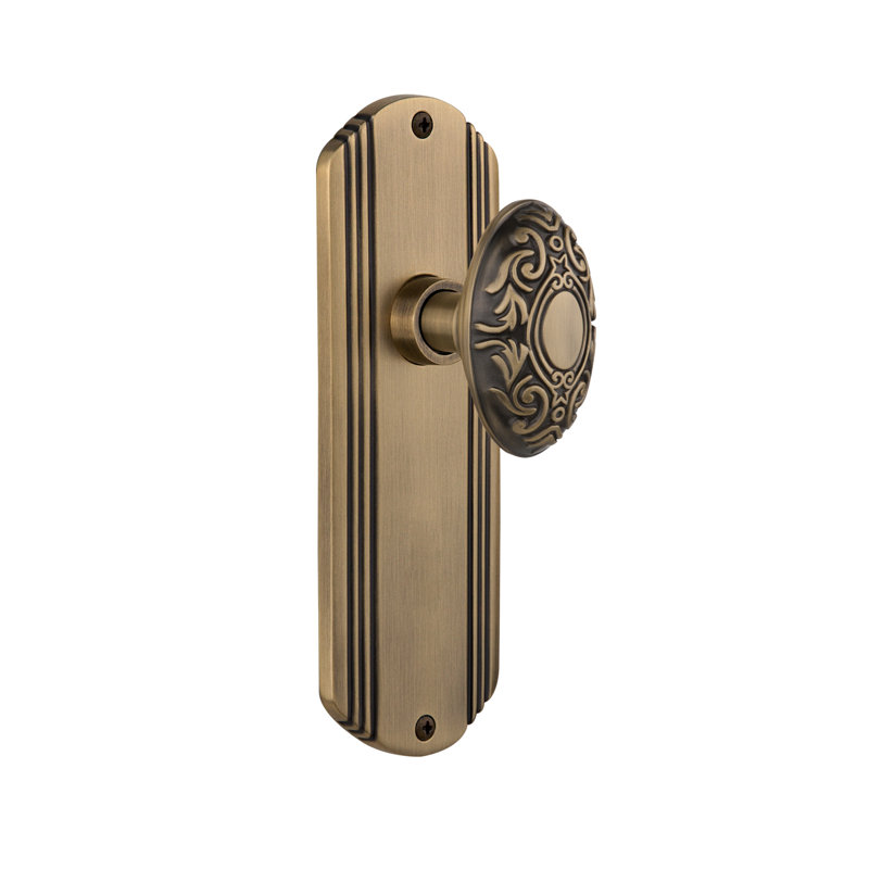Nostalgic Warehouse Victorian Double Dummy Door Knob With Deco