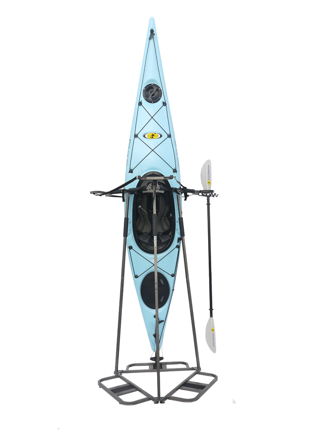 kayak hangers storage on Stoneman Sports Vertical Space Saving Freestanding Kayak Rack Wayfair