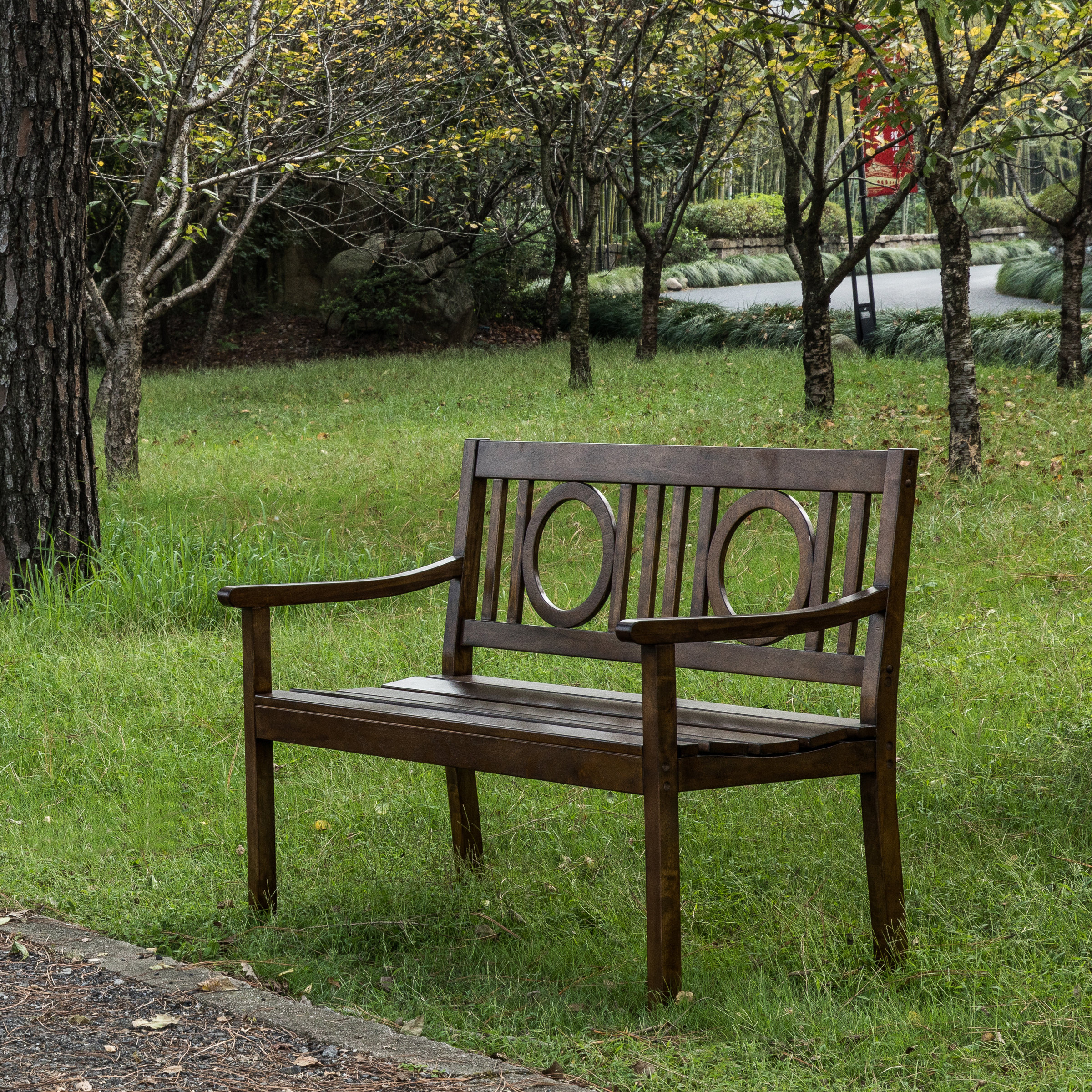 Birch Lane Clancy Wooden Garden Bench Reviews Wayfair Ca