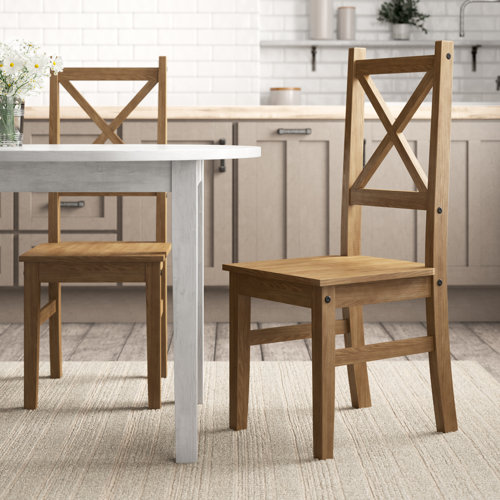 Spruce Knob Solid Wood Dining Chair (Set of 2) Union Rustic