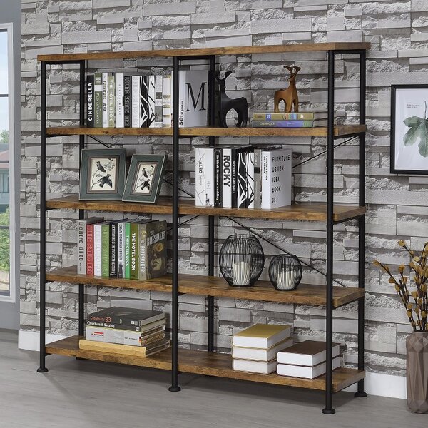 Review Mccaleb Etagere Bookcase
